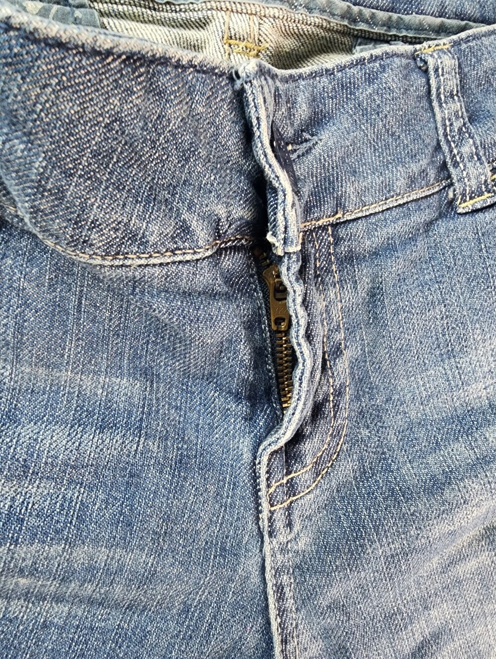 American Eagle Outfitters Vintage Y2k Jeans Wideleg Flair Low Rise Women Size 10 - Picture 5 of 14
